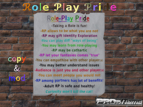 Second Life Marketplace - Role-Play Pride